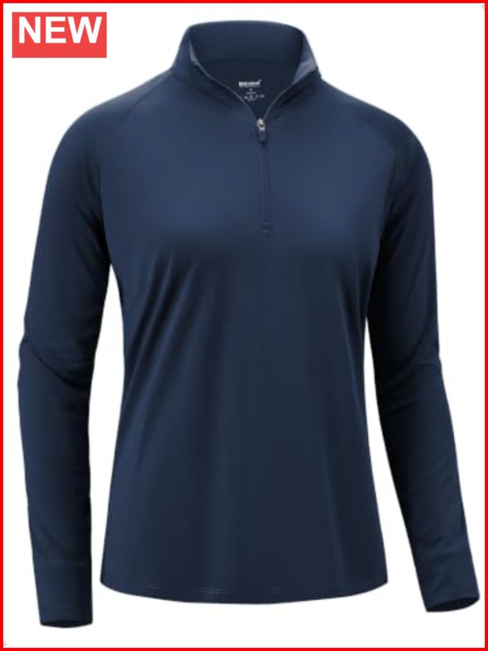 Women's Quarter Zip Pullover Long Sleeve Athletic Workout Top